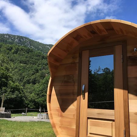 Les Marmottes Pour 12 Avec Bain Nordique Privatif Villa Camous Exteriör bild