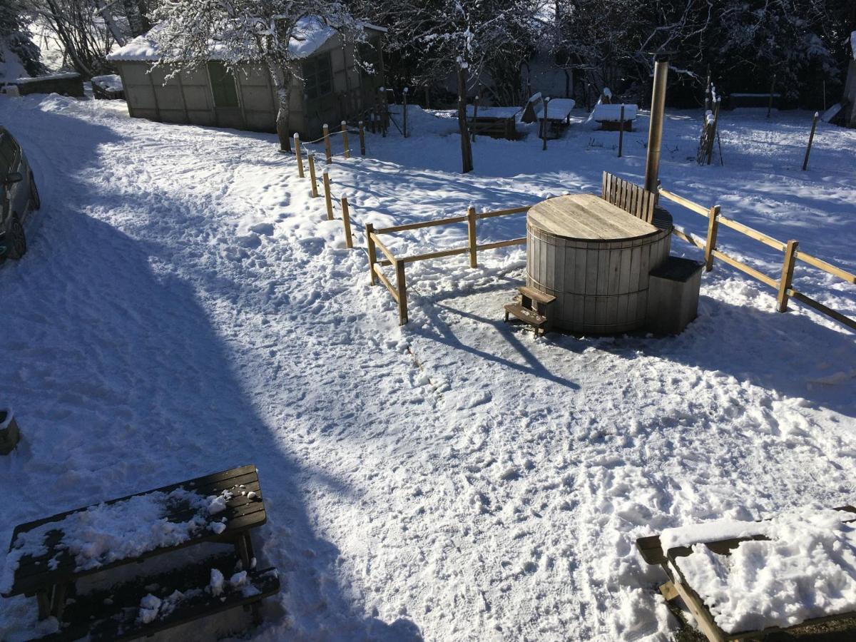 Les Marmottes Pour 12 Avec Bain Nordique Privatif Villa Camous Exteriör bild