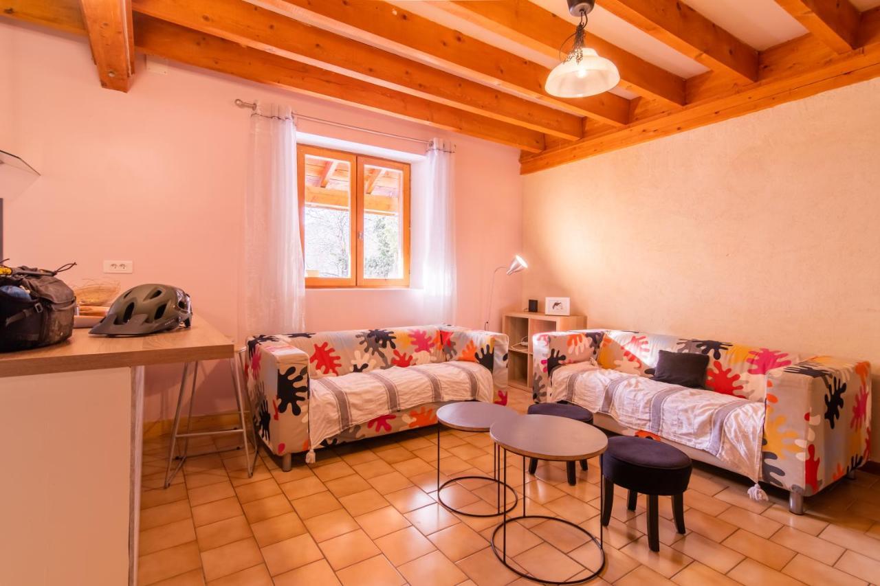 Les Marmottes Pour 12 Avec Bain Nordique Privatif Villa Camous Exteriör bild