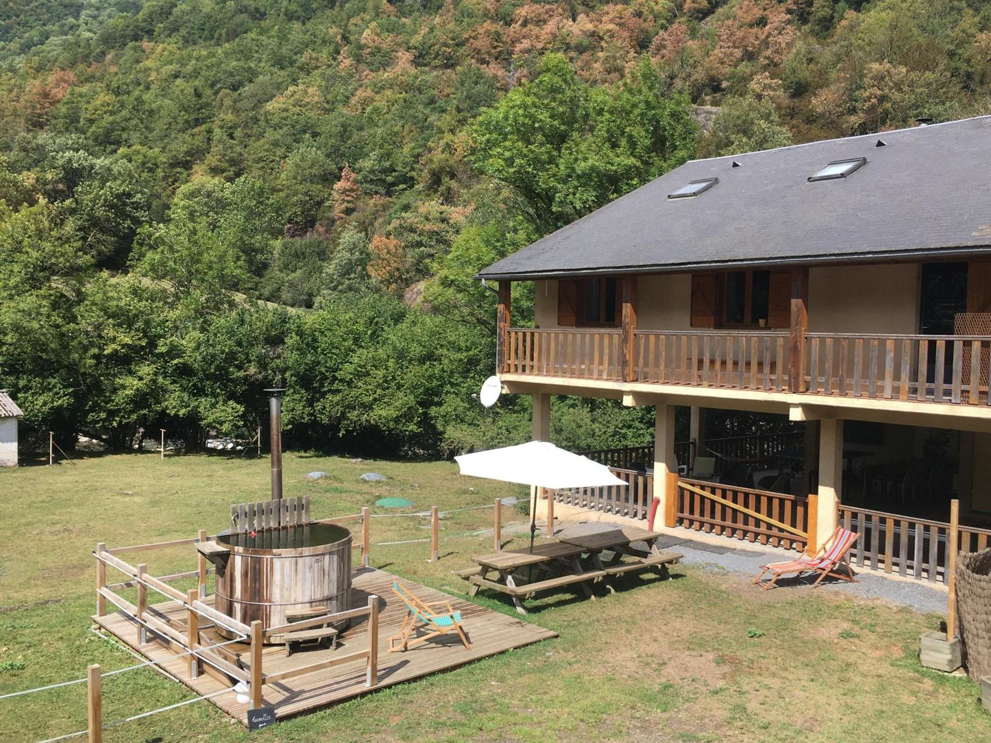 Les Marmottes Pour 12 Avec Bain Nordique Privatif Villa Camous Exteriör bild